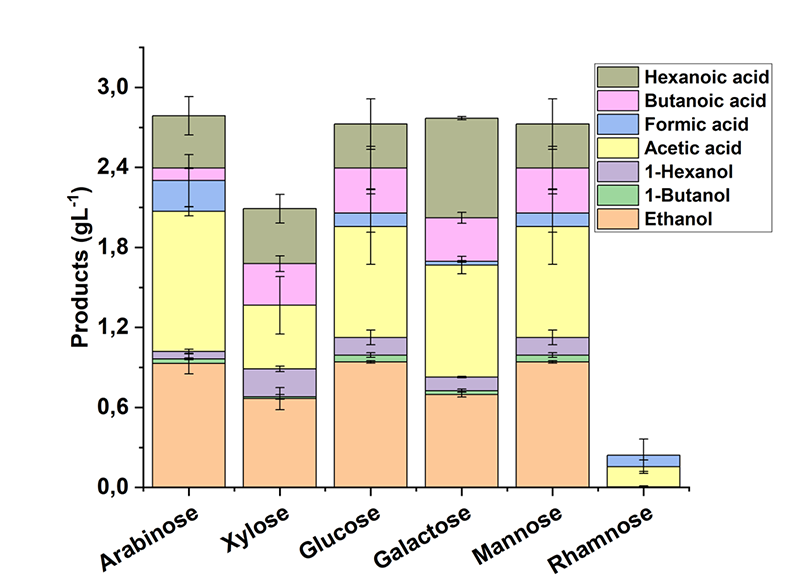Graphic presentation of the industrial flue gases.